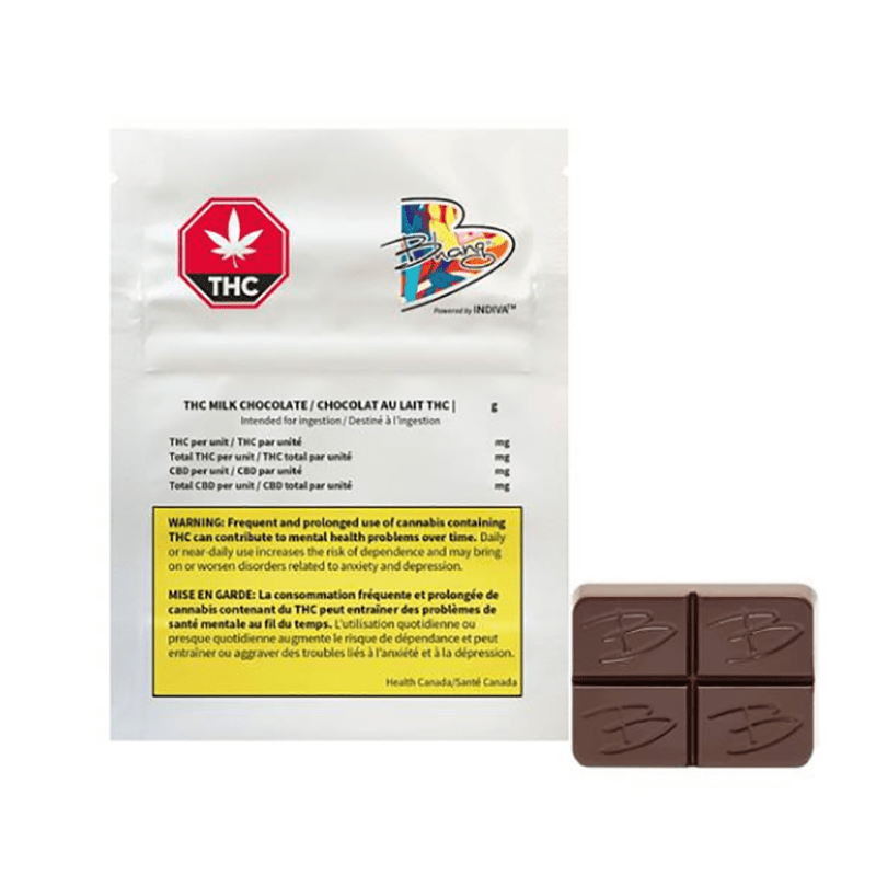 THC Milk Chocolate Bar - Bhang (THC) Chocolates 1x10g